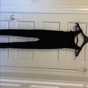 Black Jumpsuit with side cutout